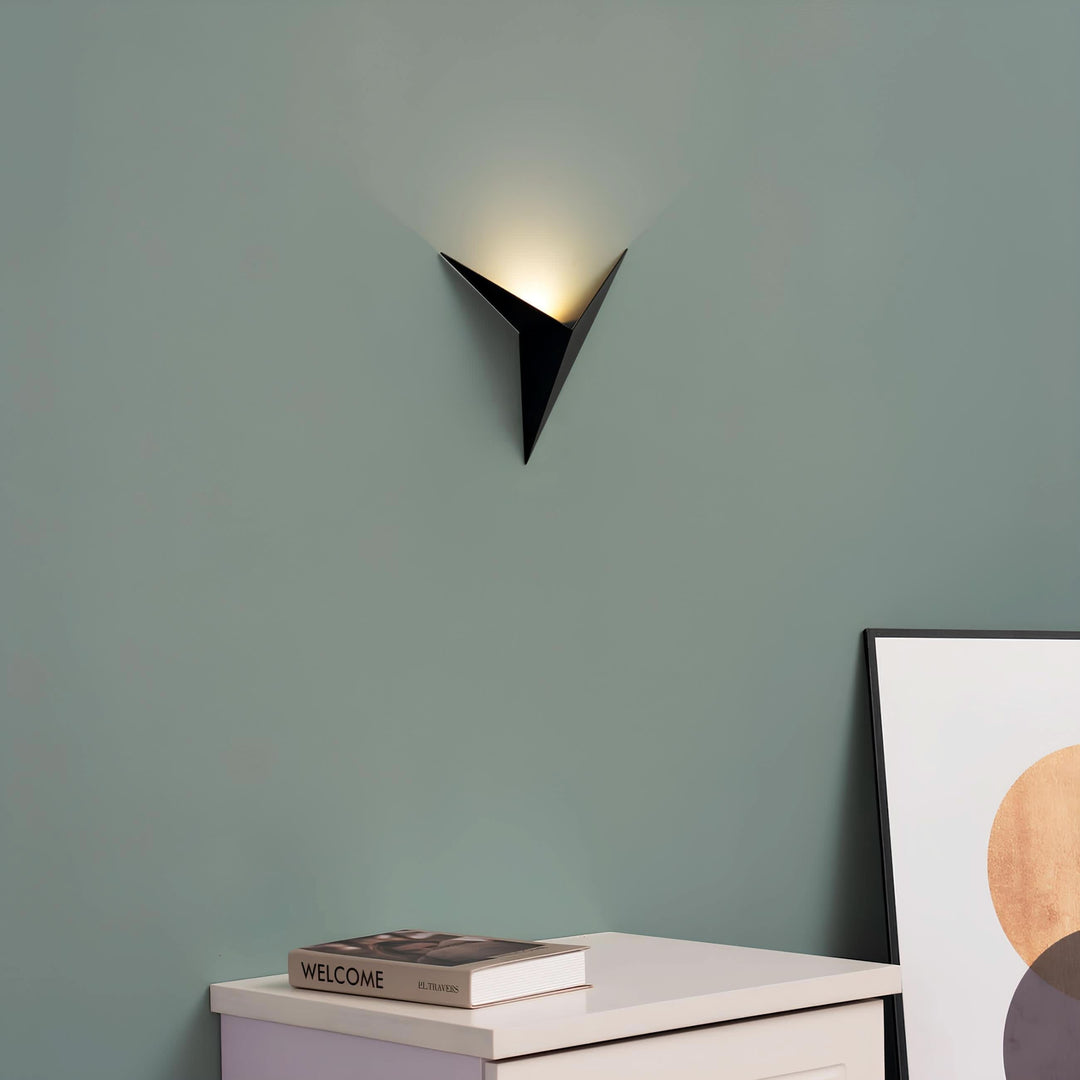 BowLift | Modern LED Triangular Wall Lamp for Stylish Interiors