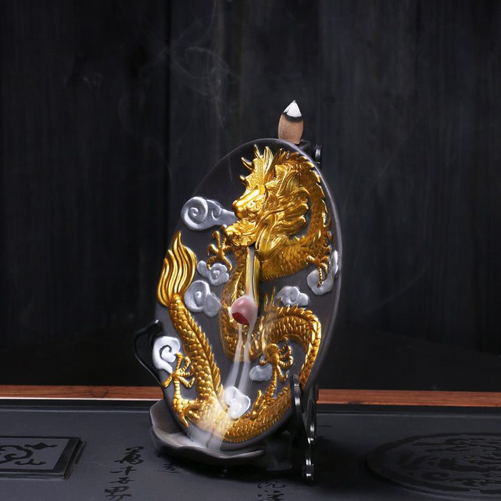 Artistic Dragon Motif Incense Holder