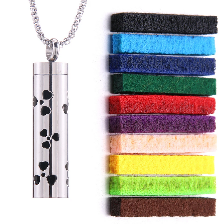 BowLift | Perfumed Pendant Necklace | Stainless Steel | Interchangeable Aroma Discs
