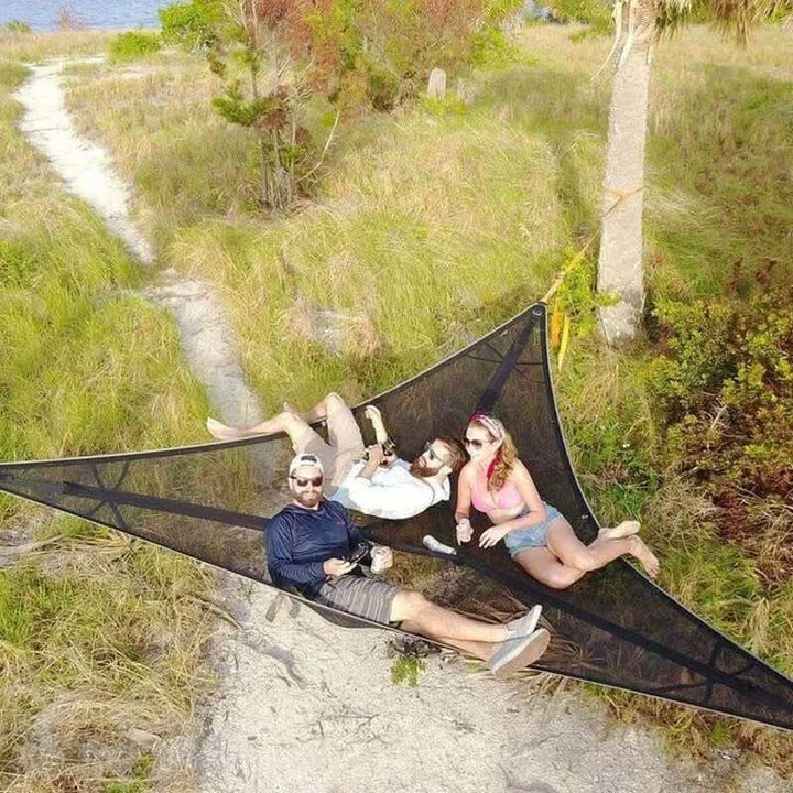 BowLift | Multi-Person Camping Hammock with 3-Point Anchor System