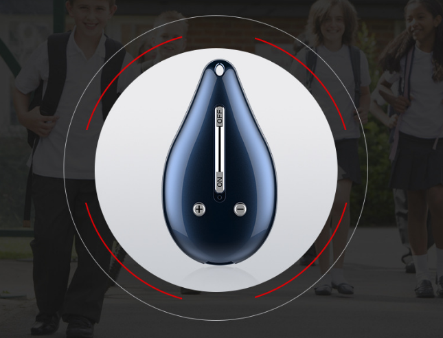 Keychain Voice Recorder with One-Button Control and 100-Hour Memory