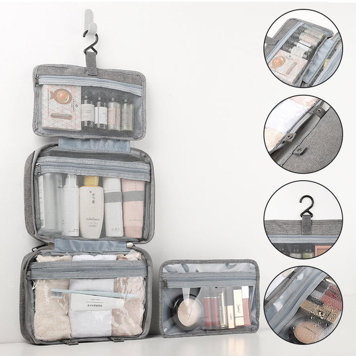 Cosmetic organizer for travel