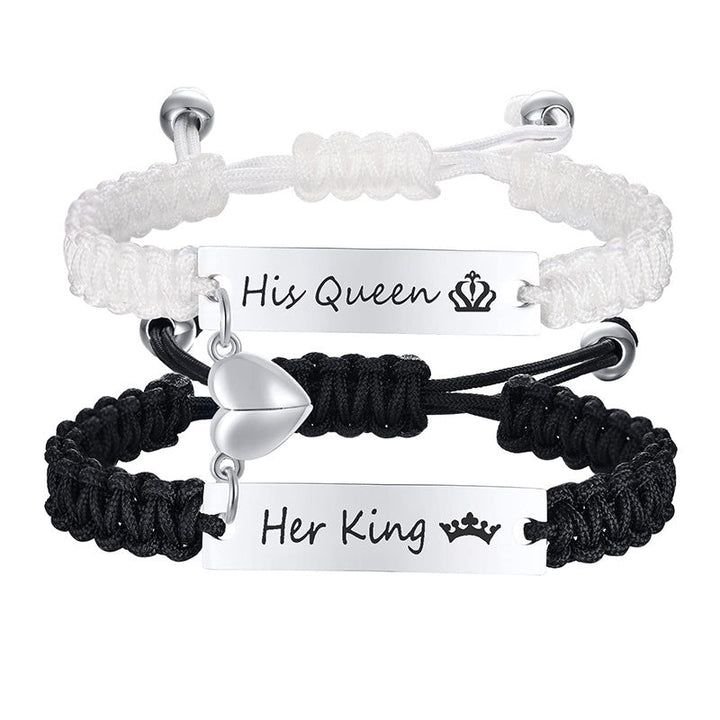 BowLift | Magnetic Couple Braided Bracelets
