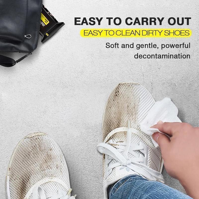 Universal Cleaning Wipers Especially For Shoes 12Pcs | Bowlift
