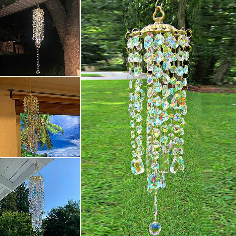 BowLift | Aurora Crystal Glass Wind Chime