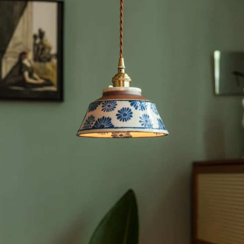 BowLift | Retro Japanese Pendant Light Made of Ceramic