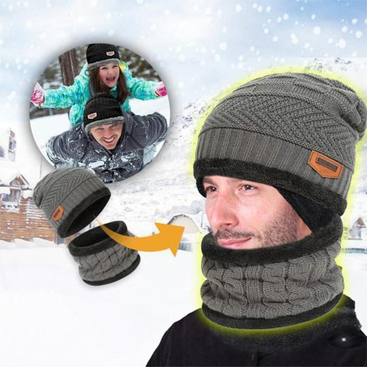 BowLift | Warm Beanie Cap With Scarf