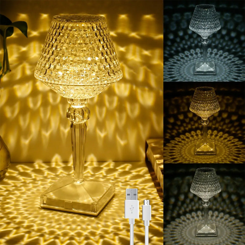 BowLift | Crystal table lamp