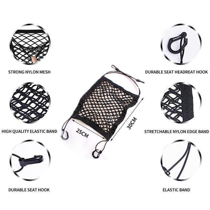 BowLift | Storage Net Bag For Car Seat