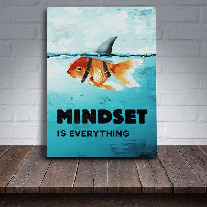 Mindset Is Everything - Canvas Wall Art Painting | Bowlift