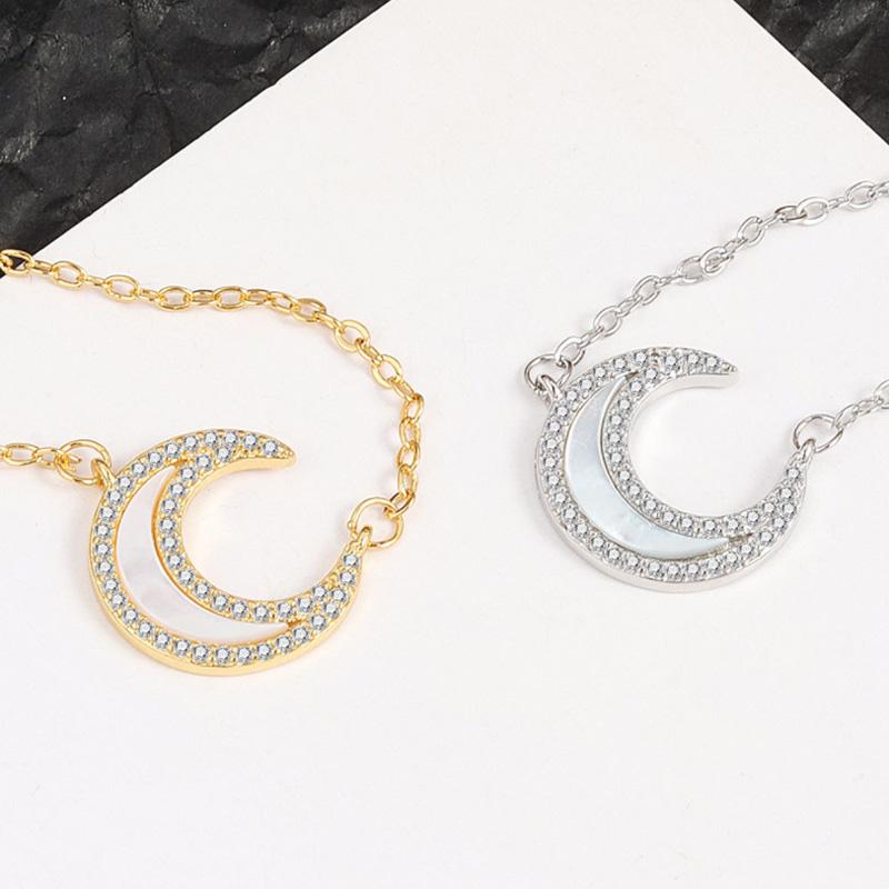 BowLift | Fashion Rhinestone Moon Necklace