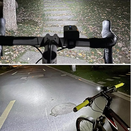 BowLift | USB-C Rechargeable LED Bike Headlight – Easy-Mount Front Light for Road & Mountain Bikes