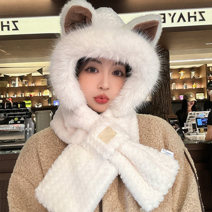 BowLift | Sweet Fox Ears 2-in-1 Hat and Scarf