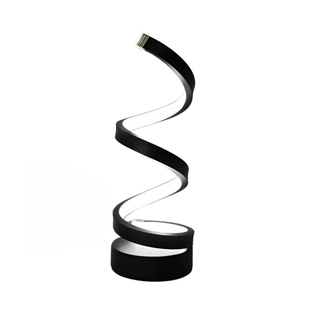 BowLift | LED Table Lamp with Spiral Design