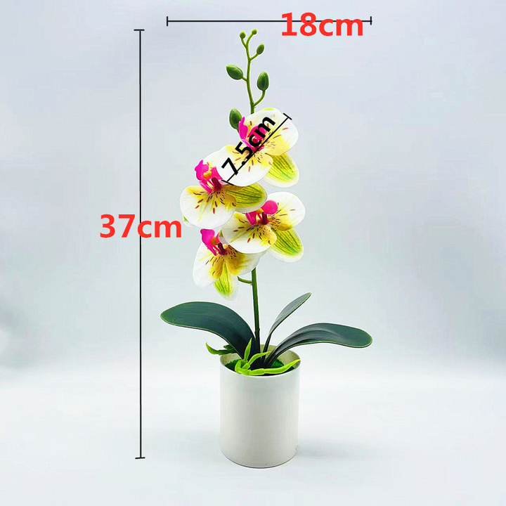 BowLift | Artificial Orchid Flower – Decorative Artificial Plant for Living Room and Table Decoration