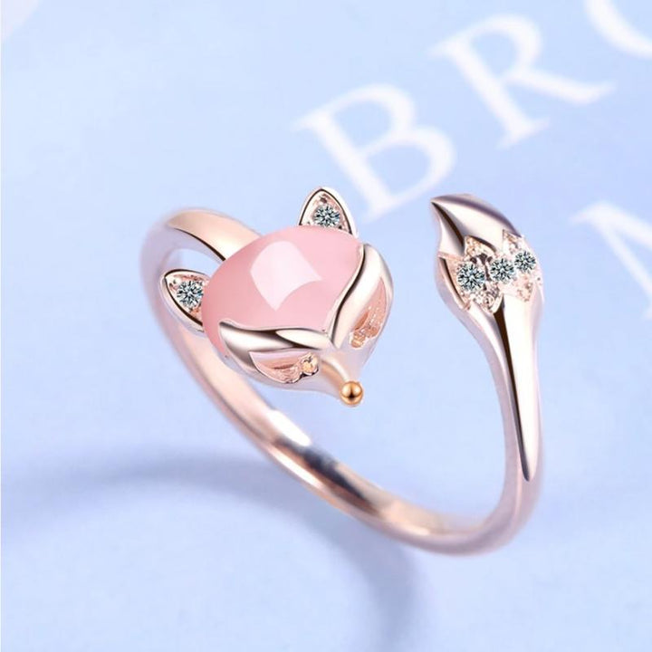 BowLift | Rhinestone Fox Ring