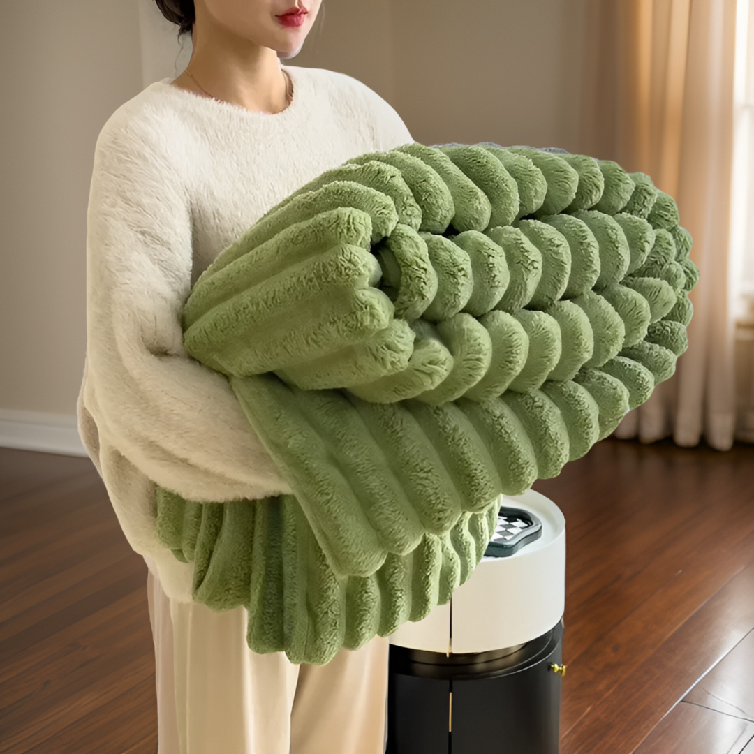 Soft Fleece Blanket, Warm Throw for Couch or Bed