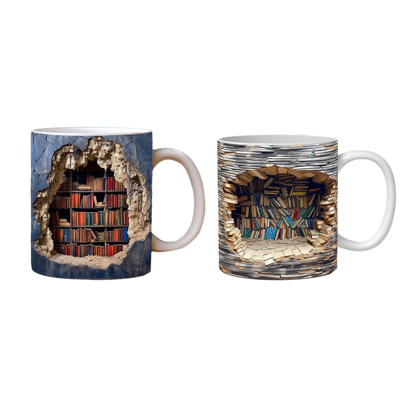 BowLift | 3D bookshelf mug