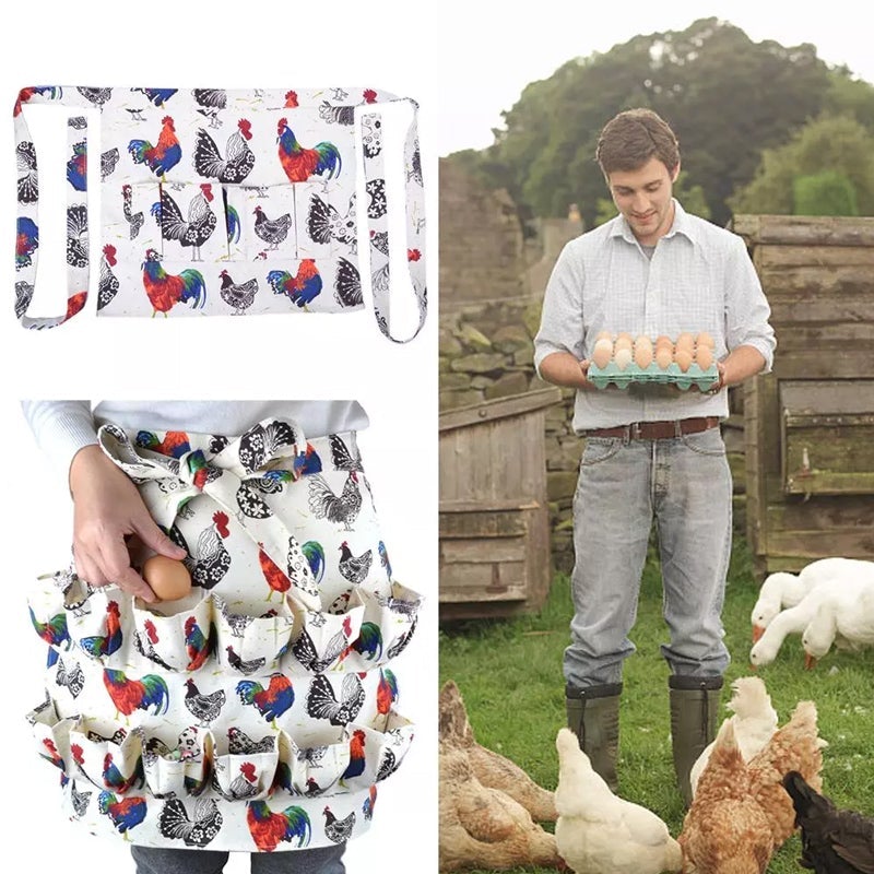 Multi-Pocket Eggs Harvest Working Aprons | Bowlift