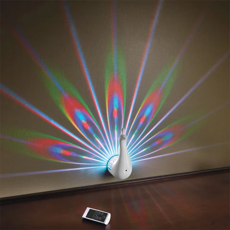 BowLift | Peacock Led Projector Wall Lights For Bedroom