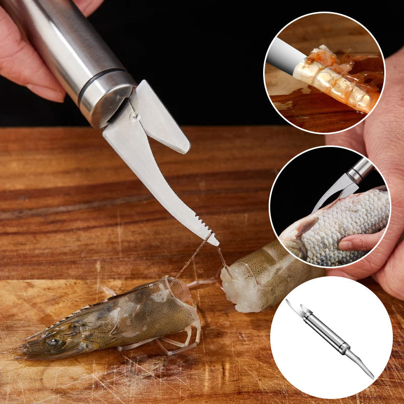 BowLift | 5 in 1 Multifunctional Shrimp Line Fish Maw Knife
