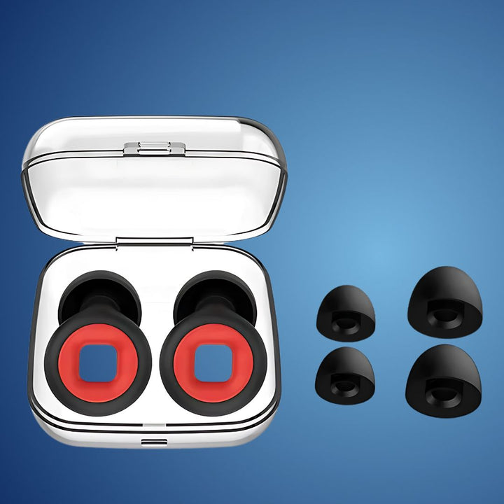 SilentGuard Sleeping Earplugs | Comfortable Noise-Reducing Earplugs - Quiet Restful Sleep Bowlift