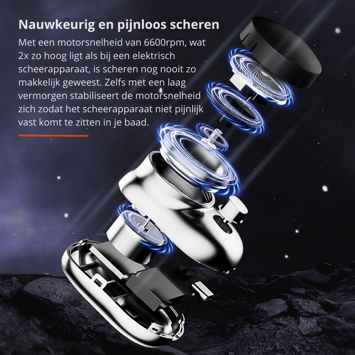 PocketShave Razor - Compact Shaving Device for Travel Bowlift
