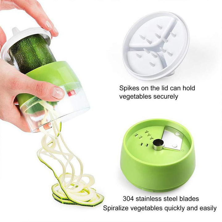BowLift | Handheld Spiral Cutter Vegetable Slicer