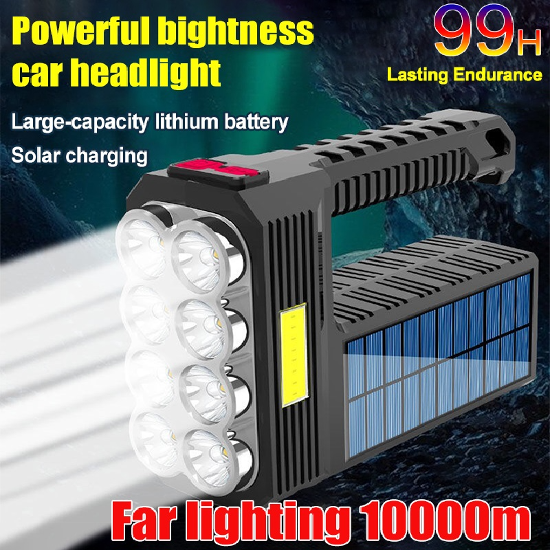 BowLift | Solar LED Flashlight – Waterproof, powerful handheld spotlight with lithium battery