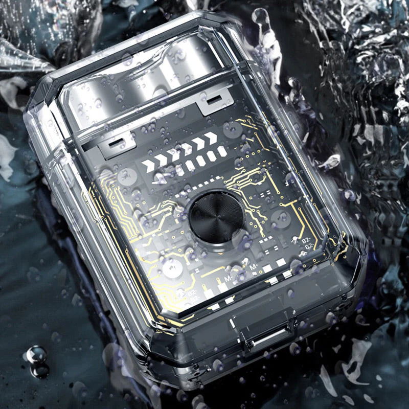 BowLift | Transparent Mini Dual-Head Electric Shaver
