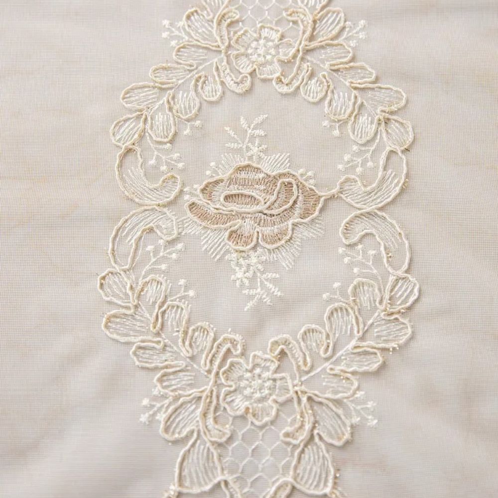 BowLift | Elyvia Embroidered Classic Sheer Lace Curtain