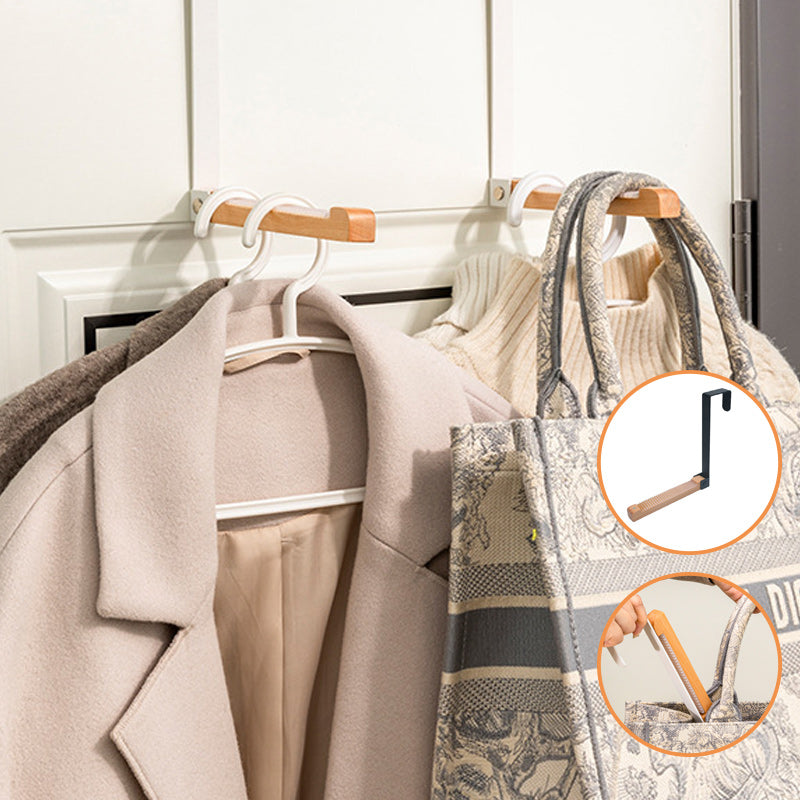 BowLift | Folding Wood Over The Door Hooks