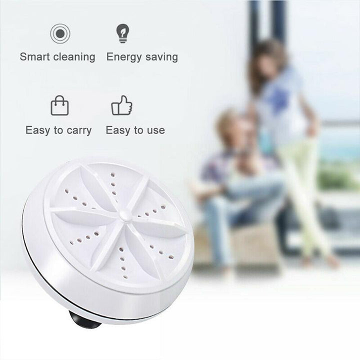 Portable Ultrasonic Dishwasher and Laundry Cleaning Device