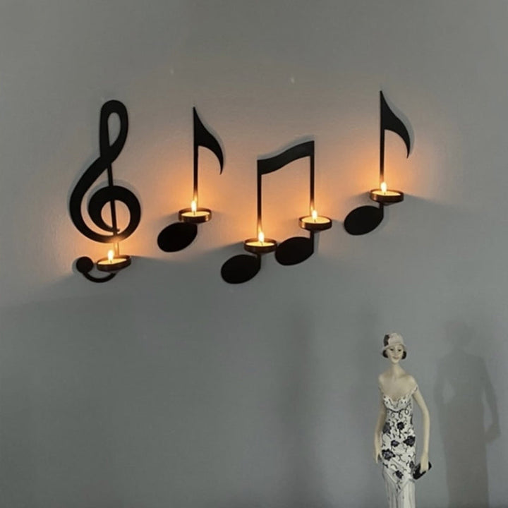 BowLift | 🎼Black Musical Note Wall Light