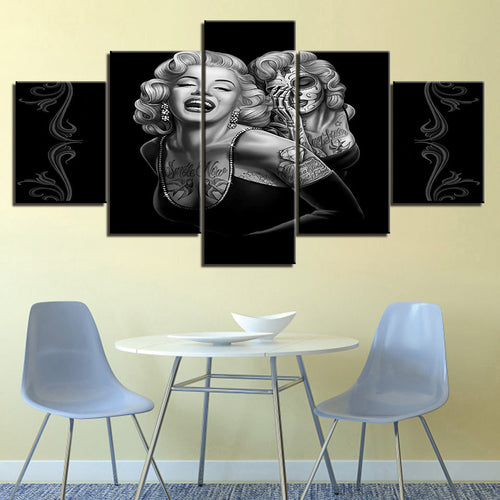 Marilyn Monroe - Canvas Wall Art Painting | Bowlift