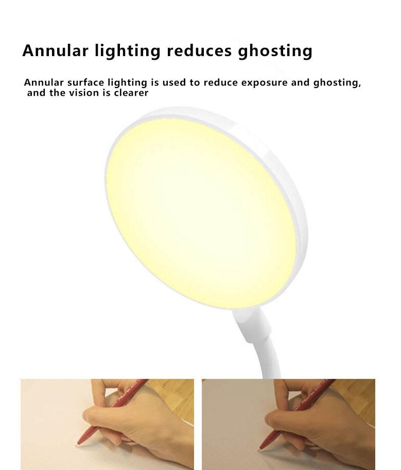 BowLift | Simple LED Clip Desk Lamp Rechargeable Eye Protection Night Light