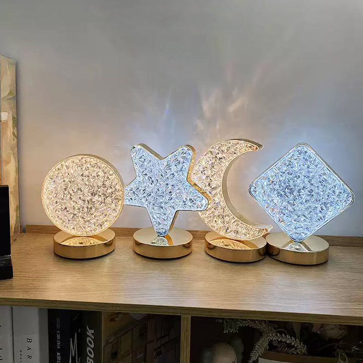 Star Moon Metal Table Lamp | Bowlift