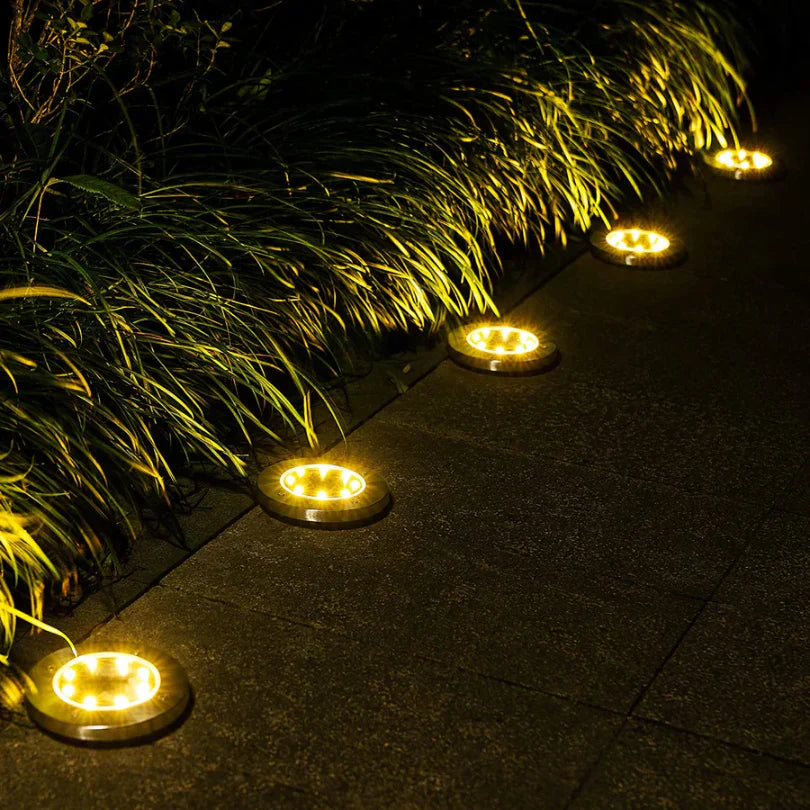 BowLift | Solar Ground Lights – Weatherproof Outdoor LED Pathway Lighting Powered