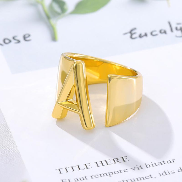 BowLift | Initial A-Z Letter Ring