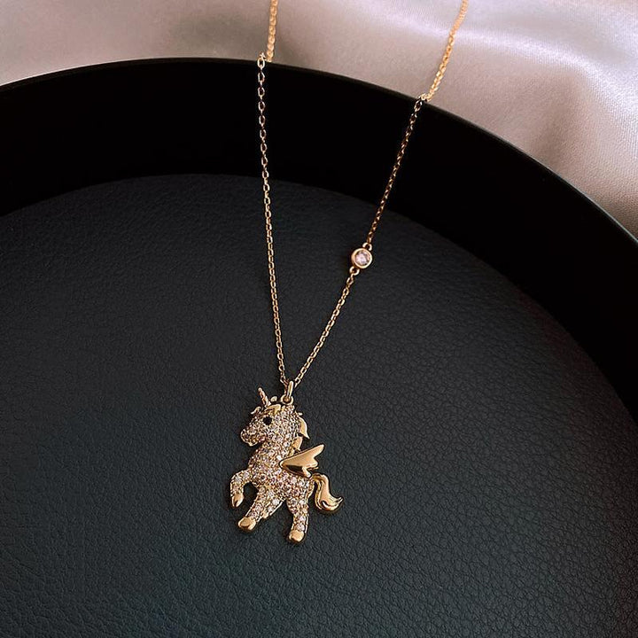BowLift | Beautiful Angel Horse Pendant Necklace