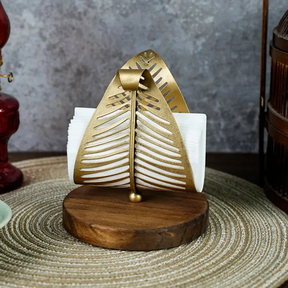 BowLift | Iron Leaf Shape Tissue Holder