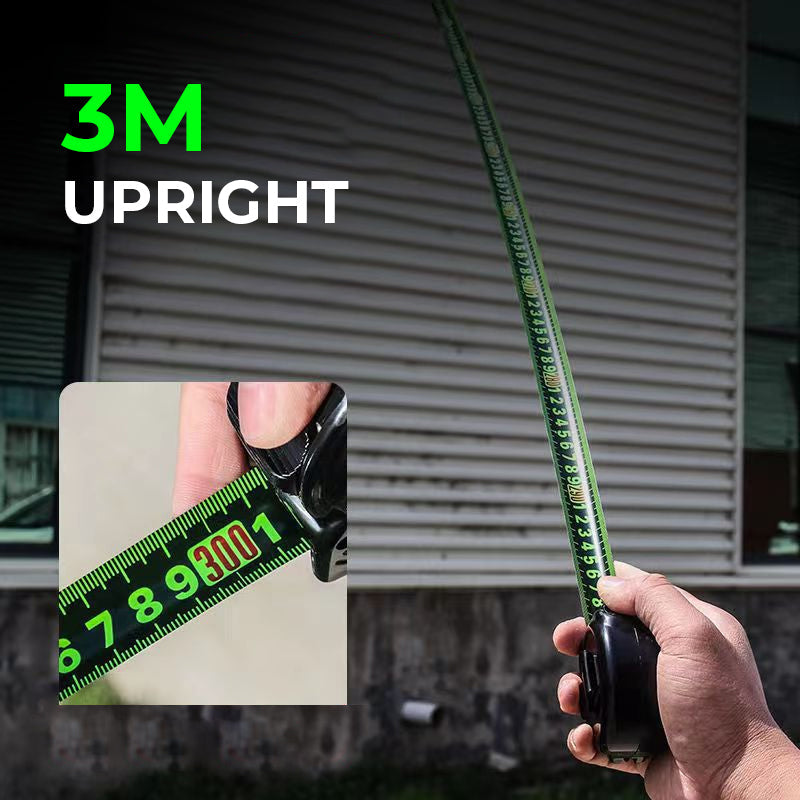 BowLift | Luminous fluorescent steel measuring tape