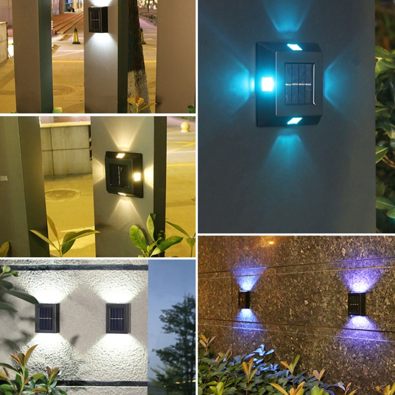 Solar Wall Lamp for Outdoor Areas | Bowlift