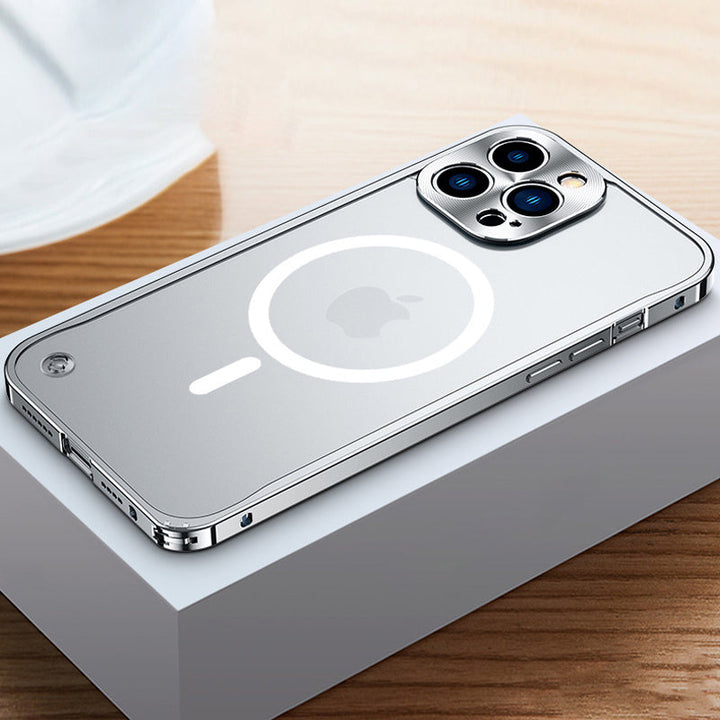 BowLift | Metal Frame Magnetic Charging Case For iPhone