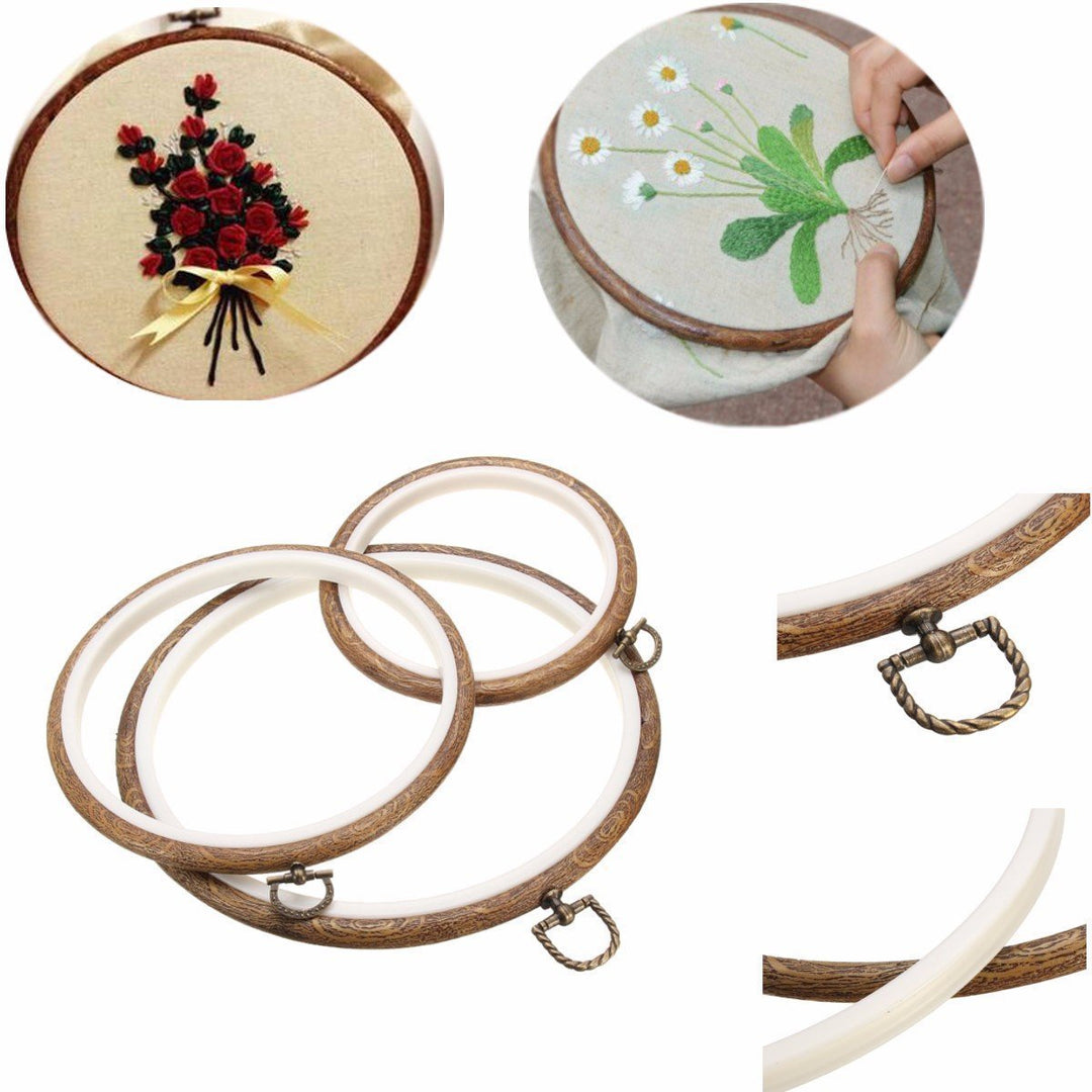 BowLift | 3 Pieces Vintage Embroidery Hoops