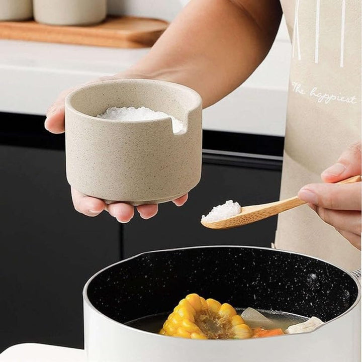 BowLift | Rustic Ceramic Seasoning Jar Set