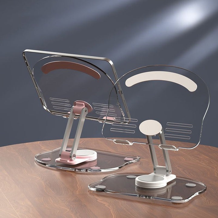 BowLift | Folding transparent acrylic tablet stand