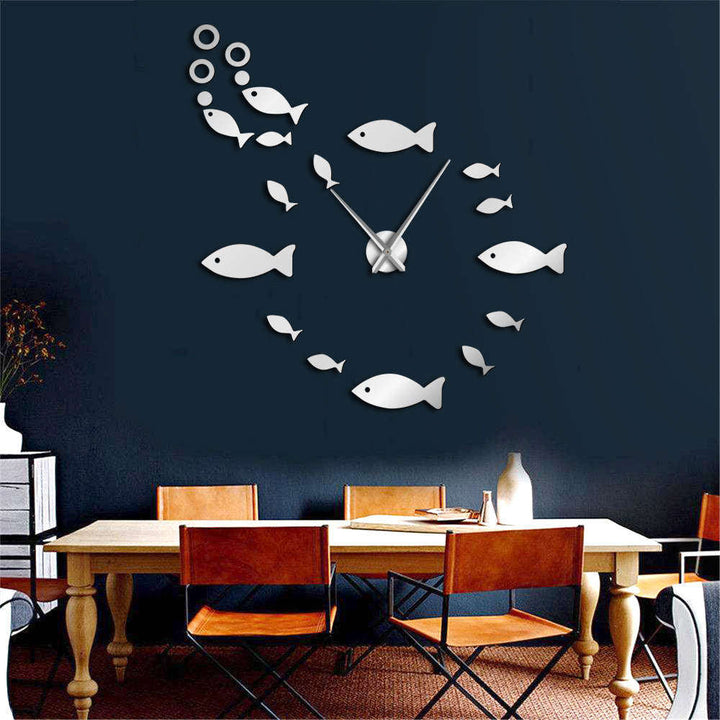 BowLift | EchoClock - Sleek Mirror Wall Design