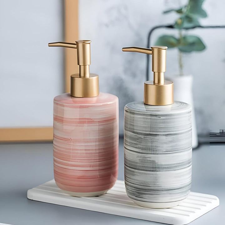 BowLift | Marble Ceramic Soap Dispenser