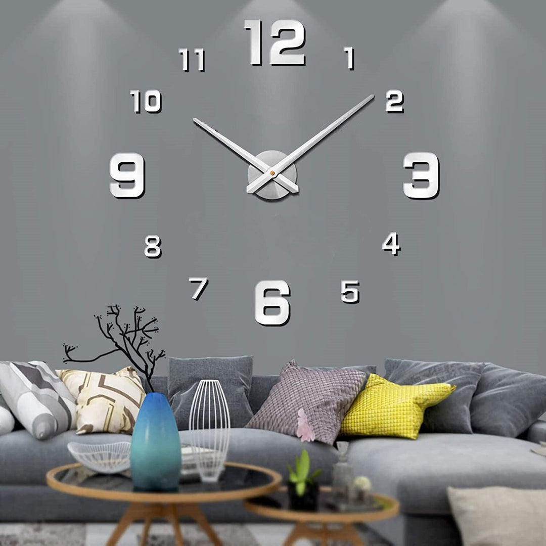 BowLift | Modern Statement Wall Clock with Unique Design for Living Room & Office Decor